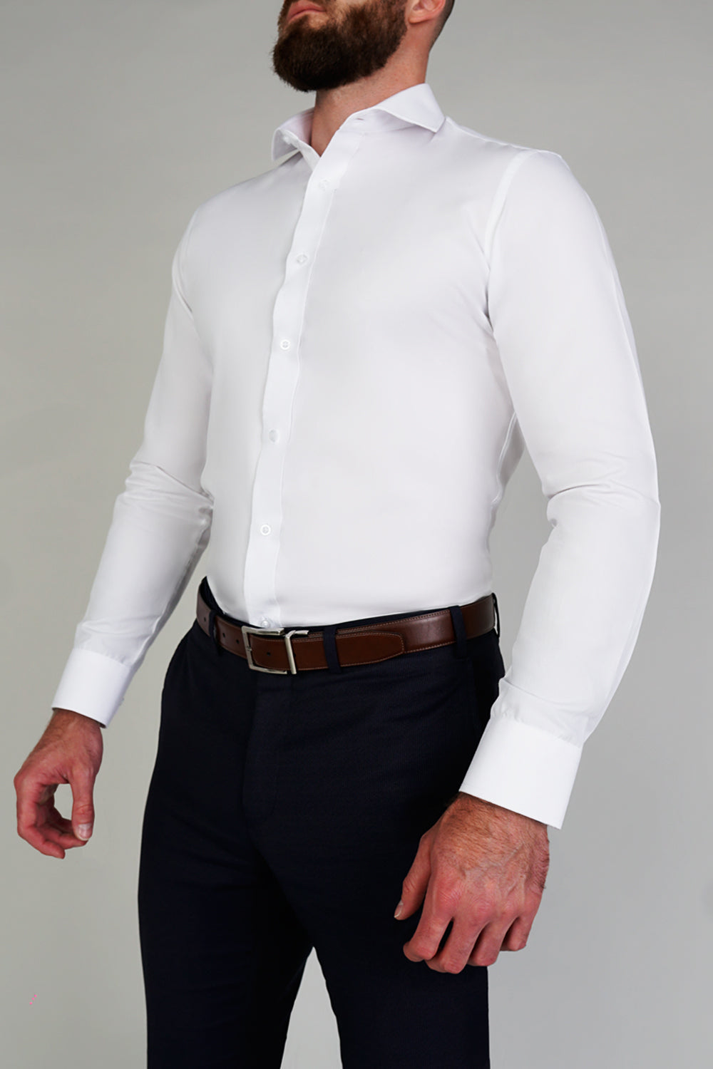 The 'Daily' Dress Shirt - Solid White