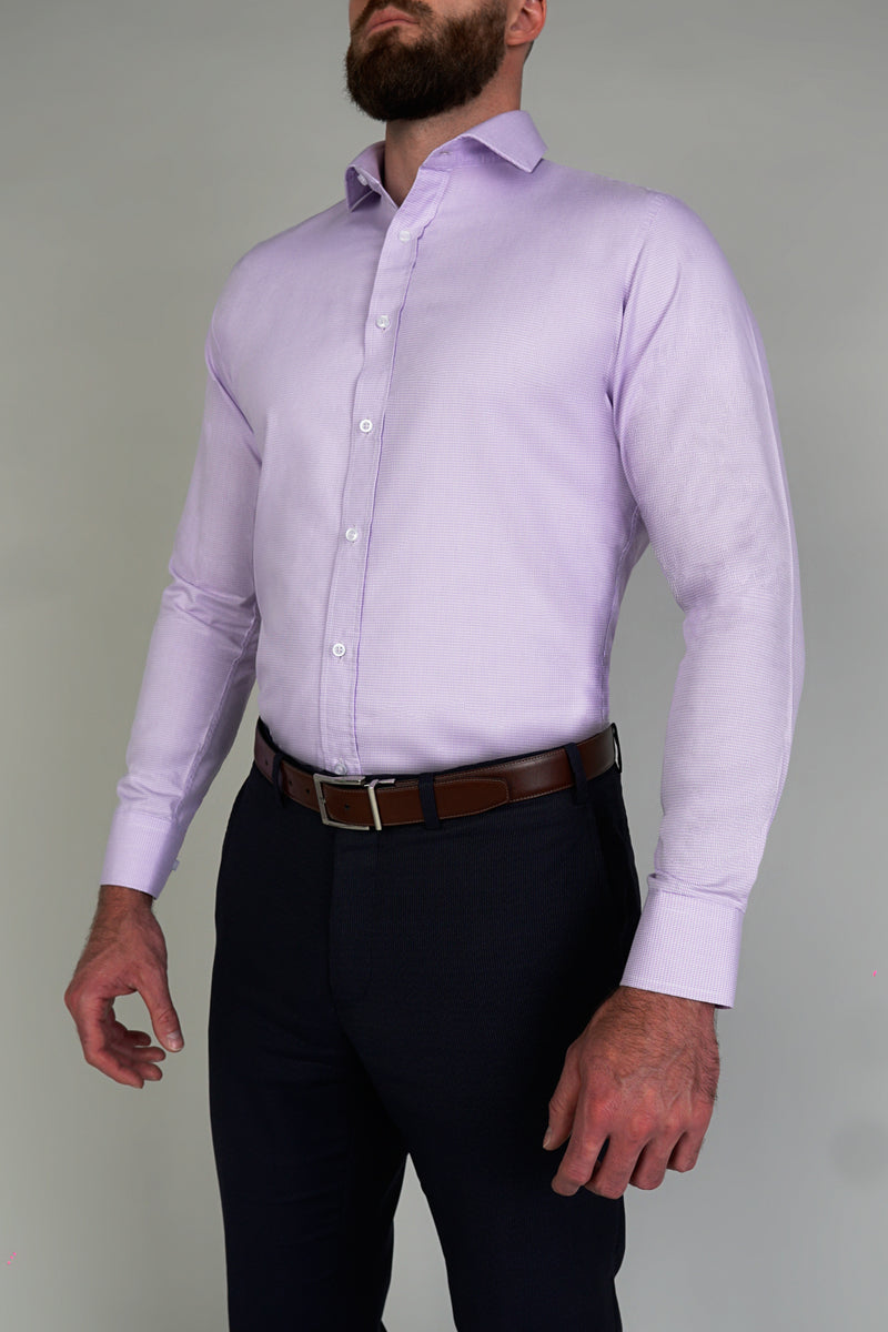 The 'Violet' Dress Shirt - Purple